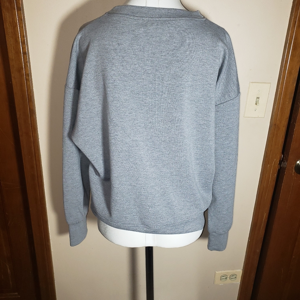 Cynthia Rowley Women's Grey Sweat Shirt Sz XL - Picture 4 of 4